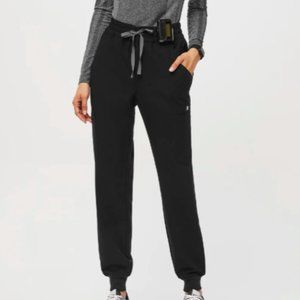 Figs Black High Waisted Joggers
